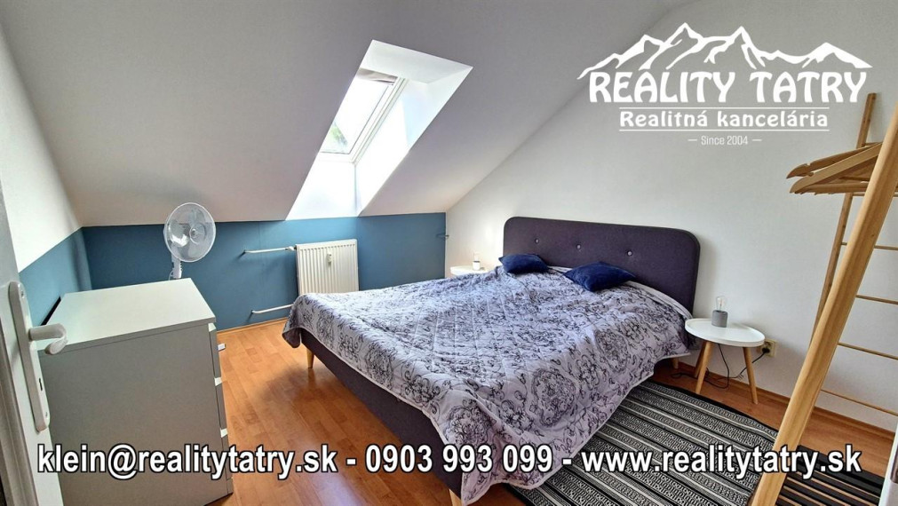 Mezonetový byt 3 izbový s loggiou, krbom a garážovým státím v širšom centre - ODPORÚČAME !!!