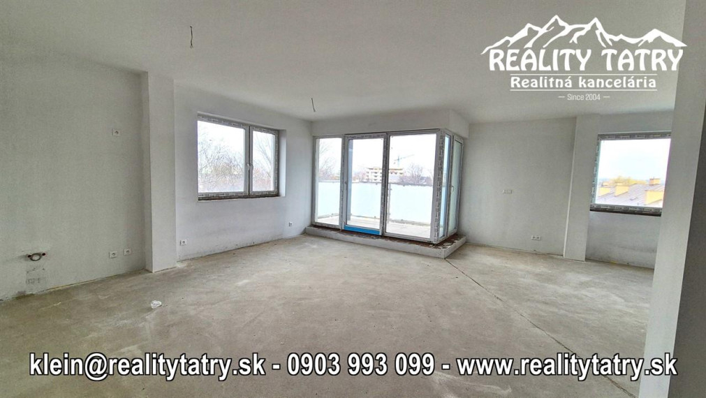 NOVÉ 3 izbové BYTY V CENTRE POPRADU - TOP LOKALITA, Výhľad - ODPORÚČAME !!!