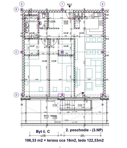 NOVÉ 3 izbové BYTY V CENTRE POPRADU - TOP LOKALITA, Výhľad - ODPORÚČAME !!!