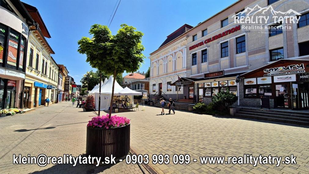 Reštaurácia REDUTA - Jedinečná investičná príležitosť v srdci Popradu - TOP PONUKA, TOP LOKALITA - ODPORÚČAME !!!