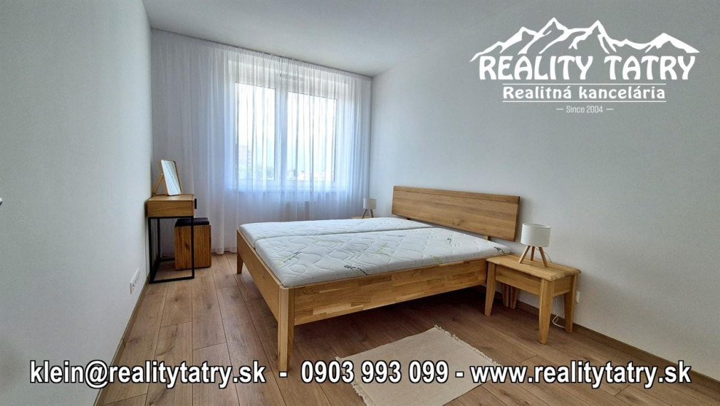 Exkluzívny 2 izbový byt s terasou v novostavbe Karpatská residence v Poprade - TOP STAV, TOP VÝHĽAD a LOKALITA !!!