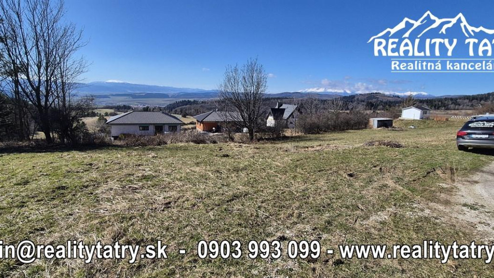Nádherný stavebný pozemok - TOP VÝHĽAD - Uloža / LEVOČA -  ODPORÚČAME !!!