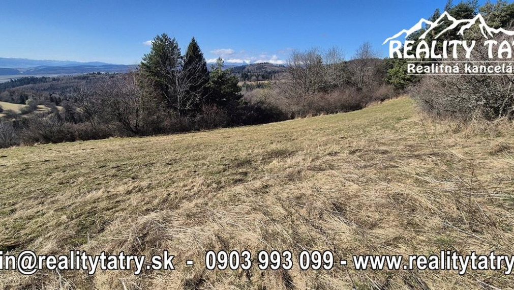 Nádherný stavebný pozemok - TOP VÝHĽAD - Uloža / LEVOČA -  ODPORÚČAME !!!