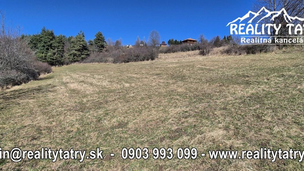 Nádherný stavebný pozemok - TOP VÝHĽAD - Uloža / LEVOČA -  ODPORÚČAME !!!