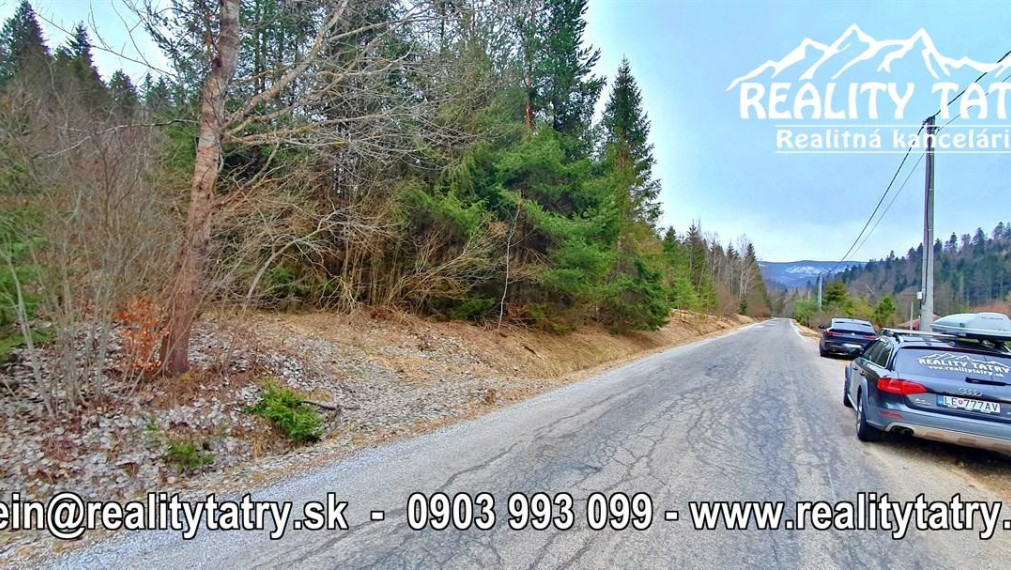 Rekreačný pozemok v lokalite Zahájnica 2700 m2 - Pekné tiché prostredie v lese - ODPORÚČAME !!!