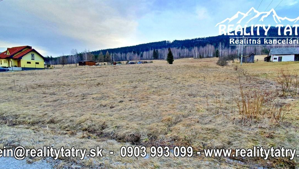 Rekreačný pozemok v lokalite Zahájnica 10000 m2 - Pekné tiché prostredie pod lesom - ODPORÚČAME !!!