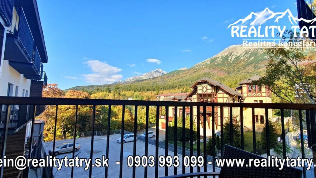 Apartmán s nádherným výhľadom na Slavkovský štít v Starom Smokovci TOP STAV, TOP LOKALITA - ODPORÚČAME !!!