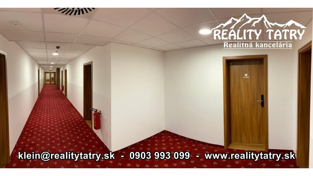 Apartmán v Starom Smokovci HREBIENOK Resort - TOP KVALITA A STAV - ODPORÚČAME !!!