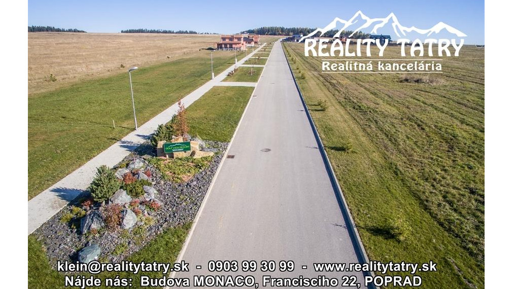 AKCIOVÁ CENA !!! - Stavebné pozemky v Top lokalite s kompletnými IS a kompletnou infraštruktúrou vo Veľkej Lomnici !!!