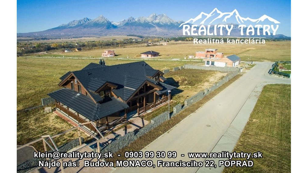 AKCIOVÁ CENA !!! - Stavebné pozemky v Top lokalite s kompletnými IS a kompletnou infraštruktúrou vo Veľkej Lomnici !!!