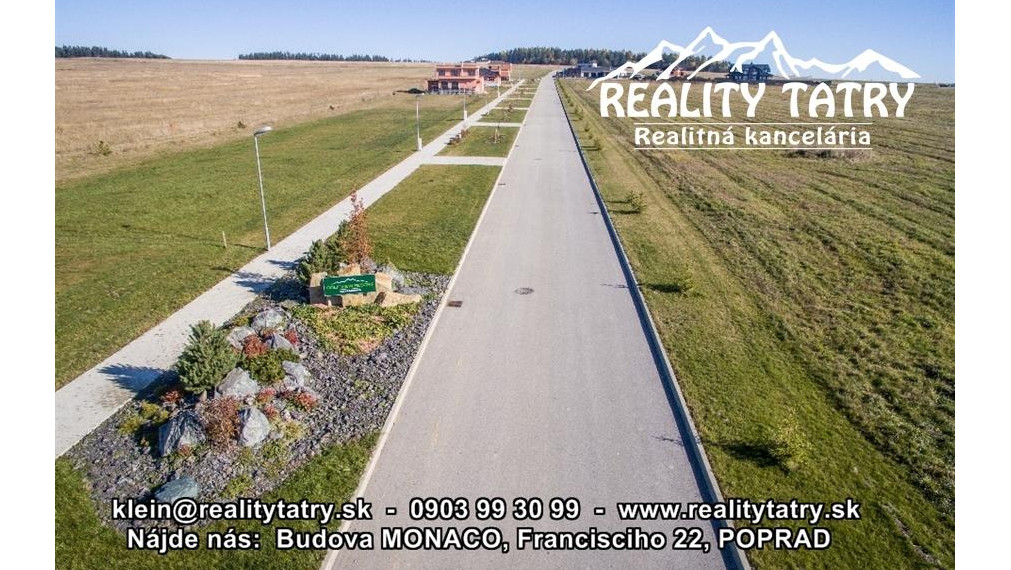 AKCIOVÁ CENA !!! - Stavebné pozemky v Top lokalite s kompletnými IS a kompletnou infraštruktúrou vo Veľkej Lomnici !!!