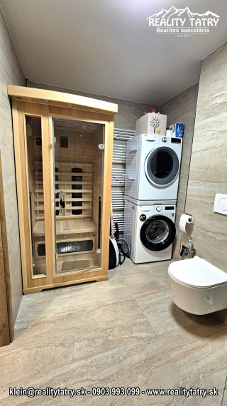 EXKLUZÍVNY 3 izbový byt s Terasou, Saunou, Vonkajším parkovacím státím a BEZBARIÉROVÝM PRÍSTUPOM - TOP STAV, NOVOSTAVBA !!!