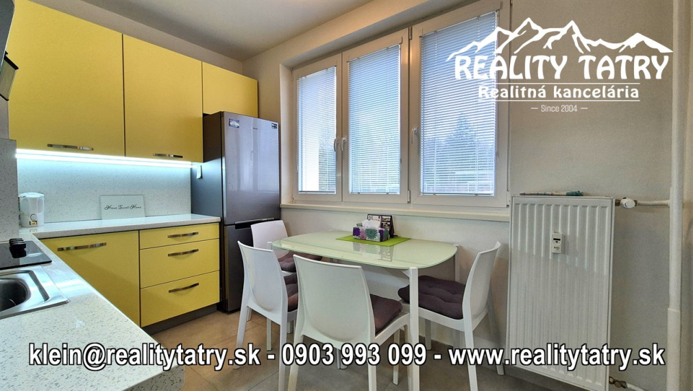 Byt 2 izbový s loggiou Vysoké Tatry - Dolný Smokovec TOP STAV, ODPORÚČAME !!!