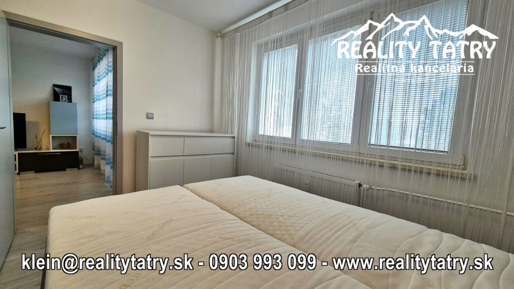 Byt 2 izbový s loggiou Vysoké Tatry - Dolný Smokovec TOP STAV, ODPORÚČAME !!!