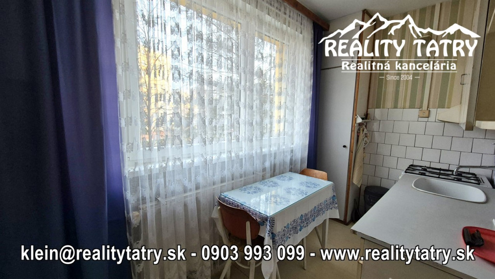 Byt 3 izbový 67 m2 na ul. L.Svobodu v Poprade, TOP LOKALITA !!!