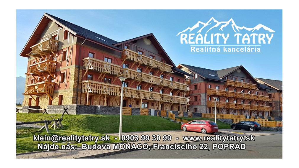 Byt 1 izbový s balkónom vo Veľkej Lomnici - TOP VÝHĽAD, ODPORÚČAME !!!