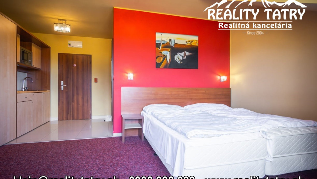 Byt 1 izbový s balkónom vo Veľkej Lomnici - TOP VÝHĽAD, ODPORÚČAME !!!