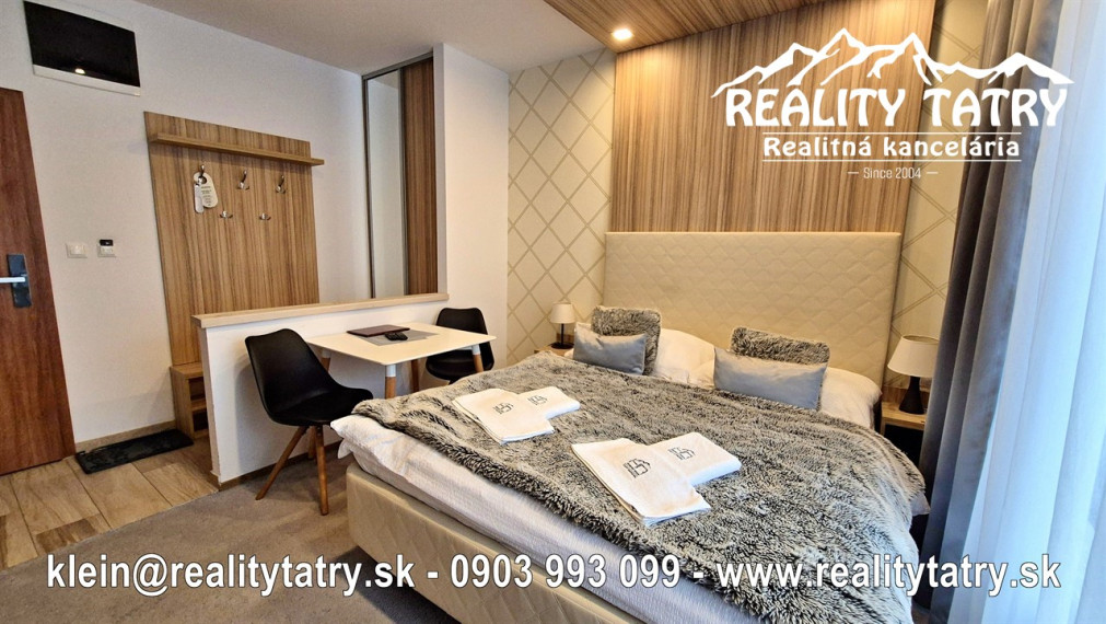 Apartmán s terasou v Starom Smokovci HREBIENOK Rezort I. - TOP KVALITA A STAV - ODPORÚČAME !!!