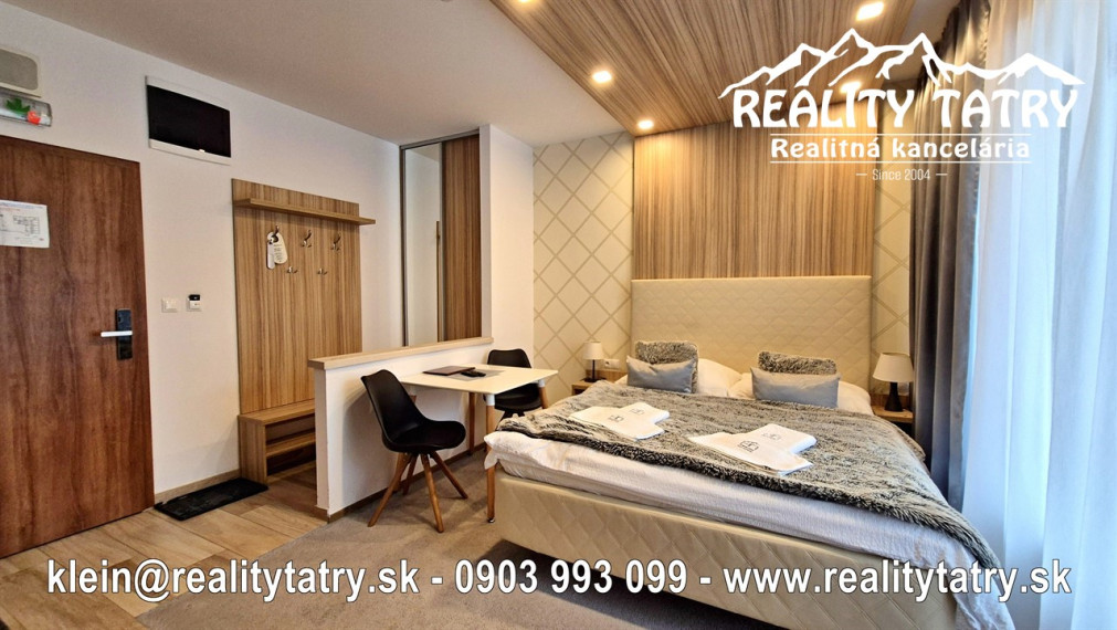 Apartmán s terasou v Starom Smokovci HREBIENOK Rezort I. - TOP KVALITA A STAV - ODPORÚČAME !!!