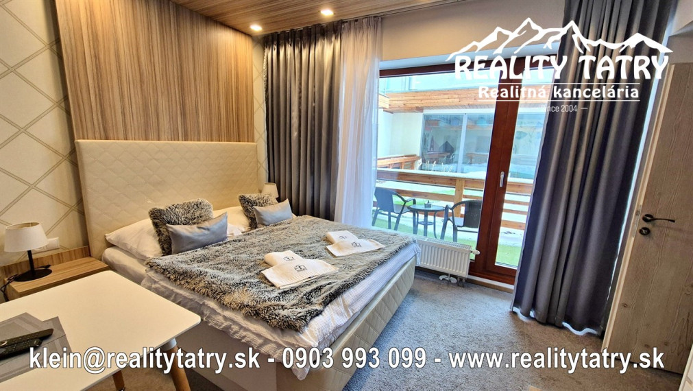 Apartmán s terasou v Starom Smokovci HREBIENOK Rezort I. - TOP KVALITA A STAV - ODPORÚČAME !!!