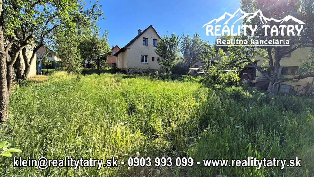 NOVÁ CENA !!! Rodinný dom na rozľahlom pozemku 1550 m2 s garážou a hospodárskou budovou - Poprad - Matejovce