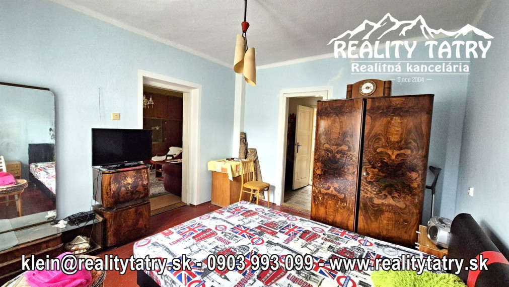 NOVÁ CENA !!! Rodinný dom na rozľahlom pozemku 1550 m2 s garážou a hospodárskou budovou - Poprad - Matejovce