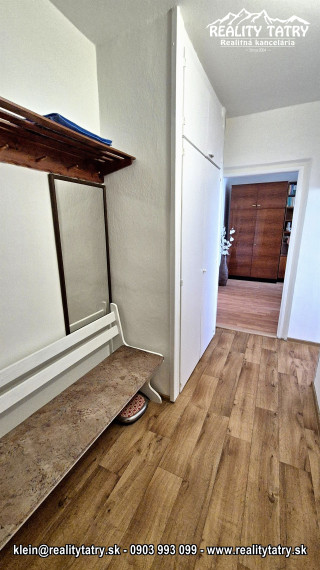 Byt 2 izbový s loggiou v Poprade, sídl. Západ - Zariadený
