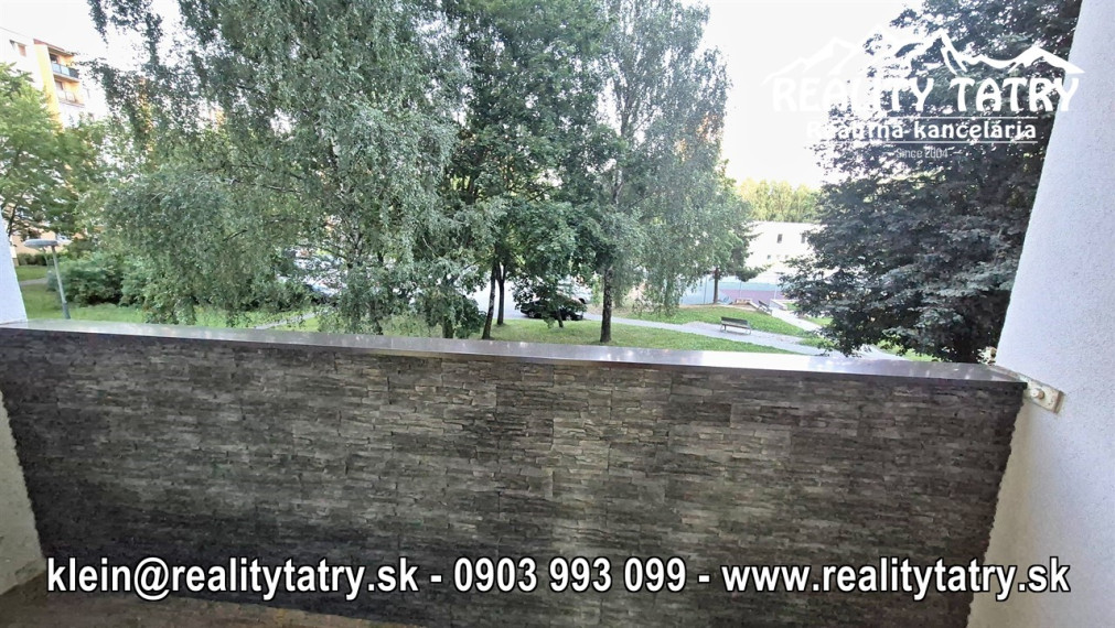 Byt 3 izbový s balkónom komplet prerobený blízko centra v Poprade TOP LOKALITA a STAV - ODPORÚČAME !!!