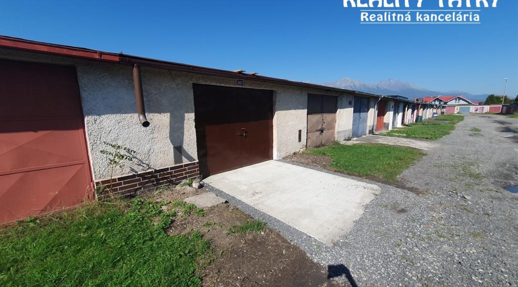 Garáž - Skladový priestor vo Svite 27 m2 na ul. Záhradná - TOP STAV - !!!