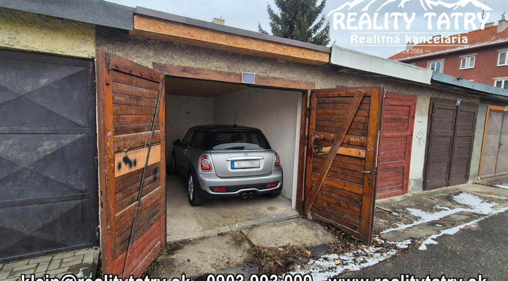 Garáž vo Svite, čiastočná rekonštrukcia - okamžite voľná