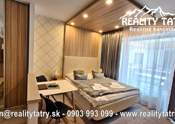 Apartmán s terasou v Starom Smokovci HREBIENOK Rezort I. - TOP KVALITA A STAV - ODPORÚČAME !!!