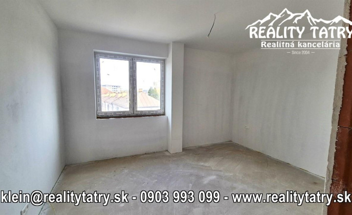 NOVÉ 3 izbové BYTY V CENTRE POPRADU - TOP LOKALITA, Výhľad - ODPORÚČAME !!! - fotografia 3