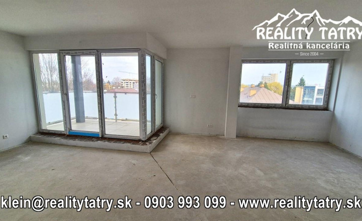 NOVÉ 3 izbové BYTY V CENTRE POPRADU - TOP LOKALITA, Výhľad - ODPORÚČAME !!! - fotografia 6