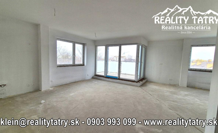 NOVÉ 3 izbové BYTY V CENTRE POPRADU - TOP LOKALITA, Výhľad - ODPORÚČAME !!! - fotografia 8