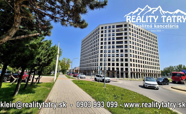 Exkluzívny 2 izbový byt s terasou v novostavbe Karpatská residence v Poprade - TOP STAV, TOP VÝHĽAD a LOKALITA !!!