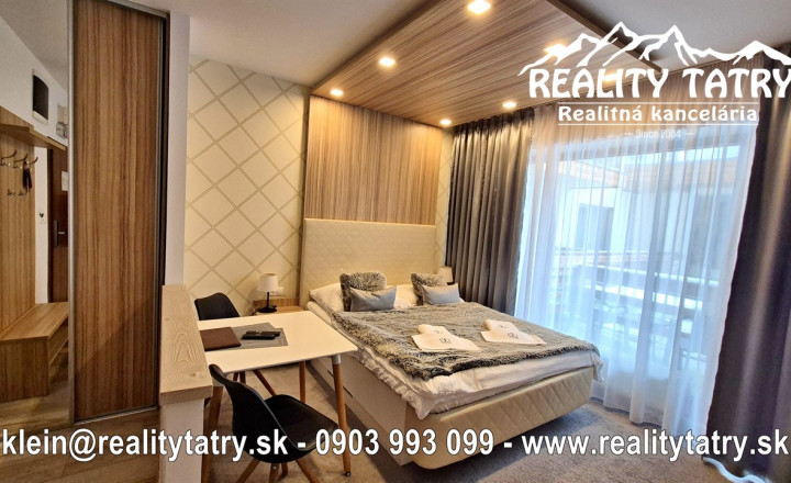 Apartmán s terasou v Starom Smokovci HREBIENOK Rezort I. - TOP KVALITA A STAV - ODPORÚČAME !!!