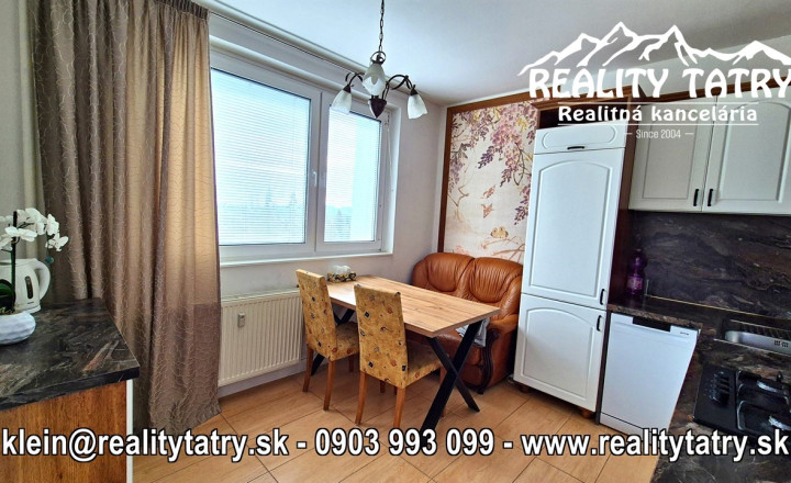Byt 4 izbový s loggiou - Vysoké Tatry - Tatranská Štrba - Pekný výhľad, ODPORÚČAME !!!