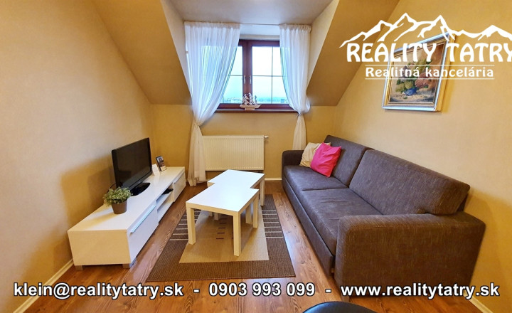 Apartmánový byt 46 m2 s parkovacím miestom vo Veľkej Lomnici - fotografia 1